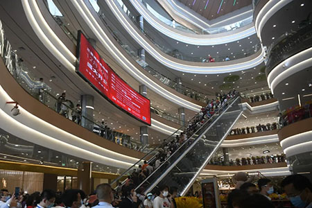 China luxury market growth in 2021